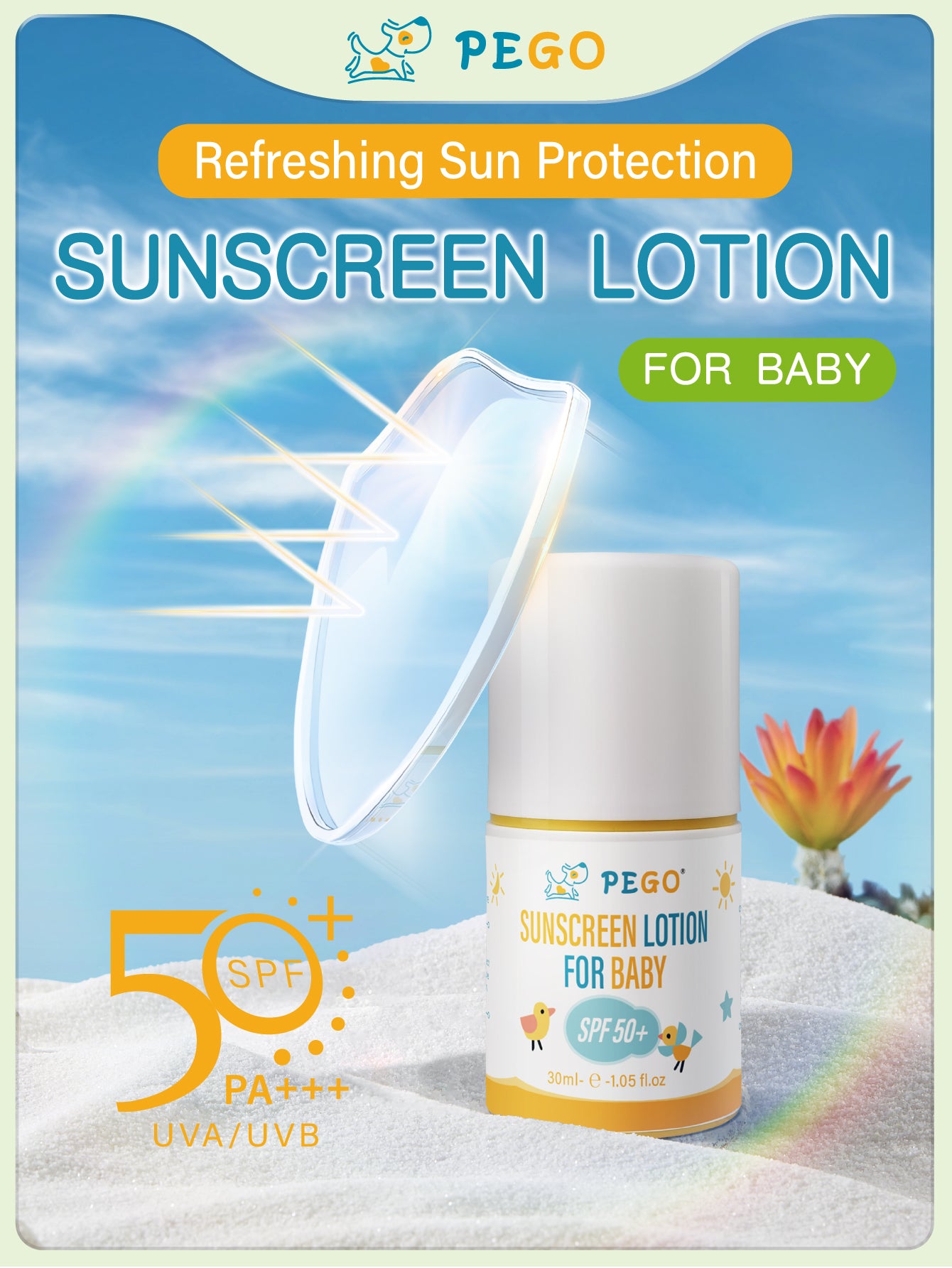 Sun creams for fashion babies