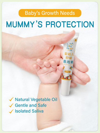 Baby Saliva Rash Cream Baby Lip Red Skin Soothing Cream Solves Lip Red Skin Problems Caused by Baby Drooling