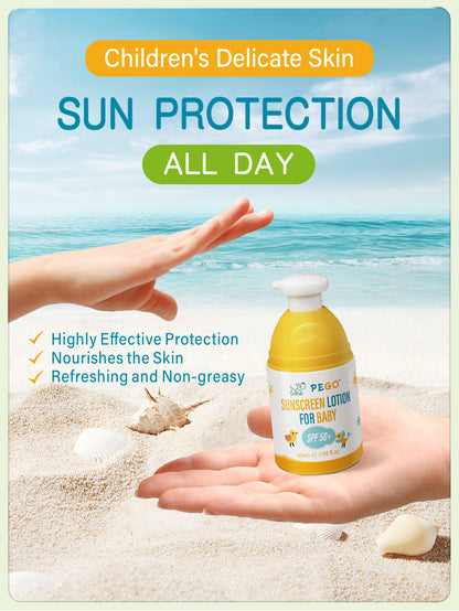 3pack Free Shipping SPF 50+ childrens Sunscreen Suitable for children 2 months Baby and older Safe, Natural Sunblock for Babies Water Resistant Sun Cream  Sun Protection